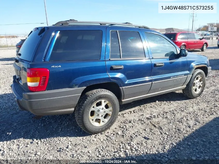 2001 Jeep Grand Cherokee Laredo VIN: 1J4GW48S71C573255 Lot: 40663903