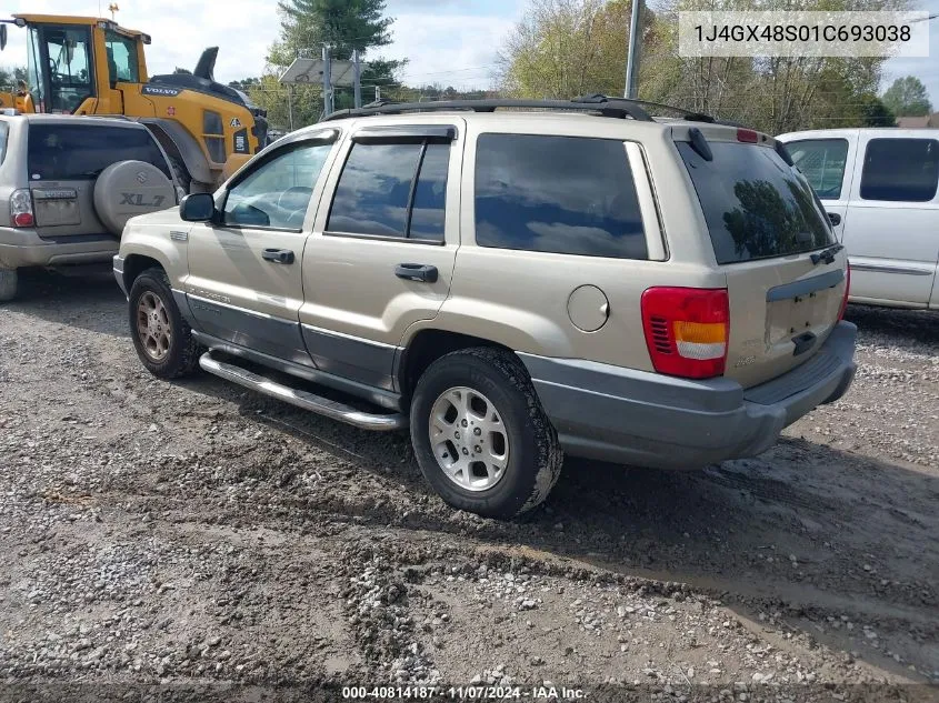 2001 Jeep Grand Cherokee Laredo VIN: 1J4GX48S01C693038 Lot: 40814187