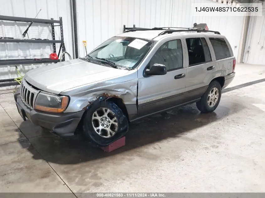 2001 Jeep Grand Cherokee Laredo VIN: 1J4GW48S71C622535 Lot: 40821583