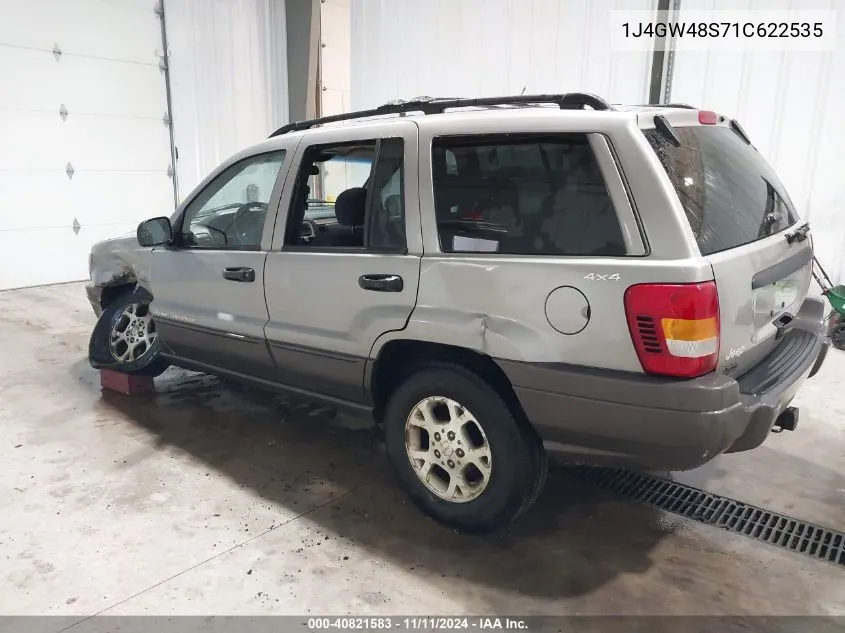 2001 Jeep Grand Cherokee Laredo VIN: 1J4GW48S71C622535 Lot: 40821583