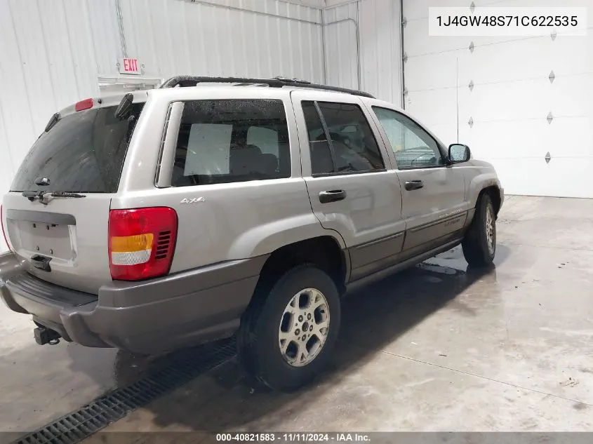 2001 Jeep Grand Cherokee Laredo VIN: 1J4GW48S71C622535 Lot: 40821583