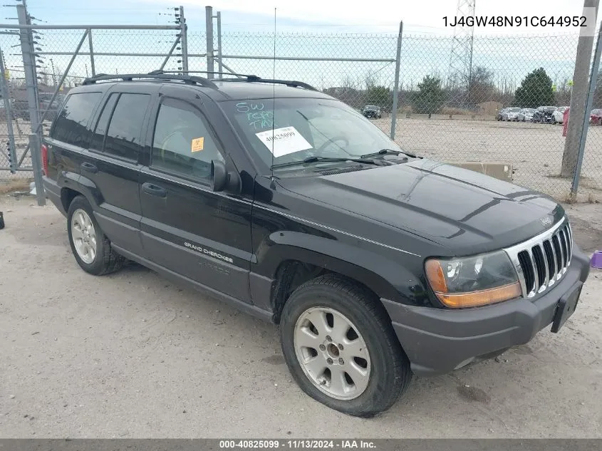 1J4GW48N91C644952 2001 Jeep Grand Cherokee Laredo