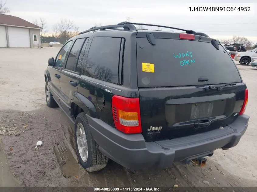 1J4GW48N91C644952 2001 Jeep Grand Cherokee Laredo