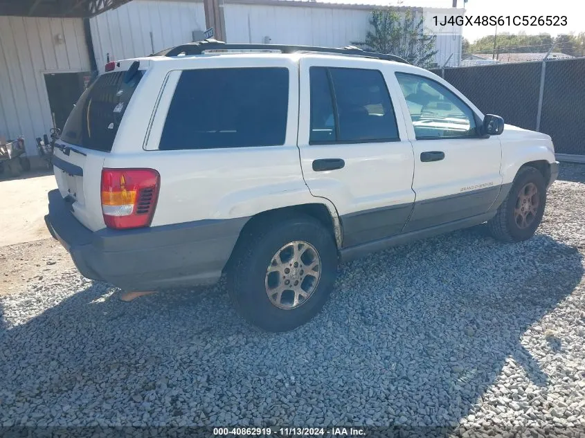 2001 Jeep Grand Cherokee Laredo VIN: 1J4GX48S61C526523 Lot: 40862919