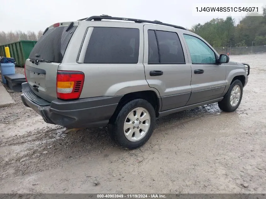 2001 Jeep Grand Cherokee Laredo VIN: 1J4GW48S51C546071 Lot: 40903949