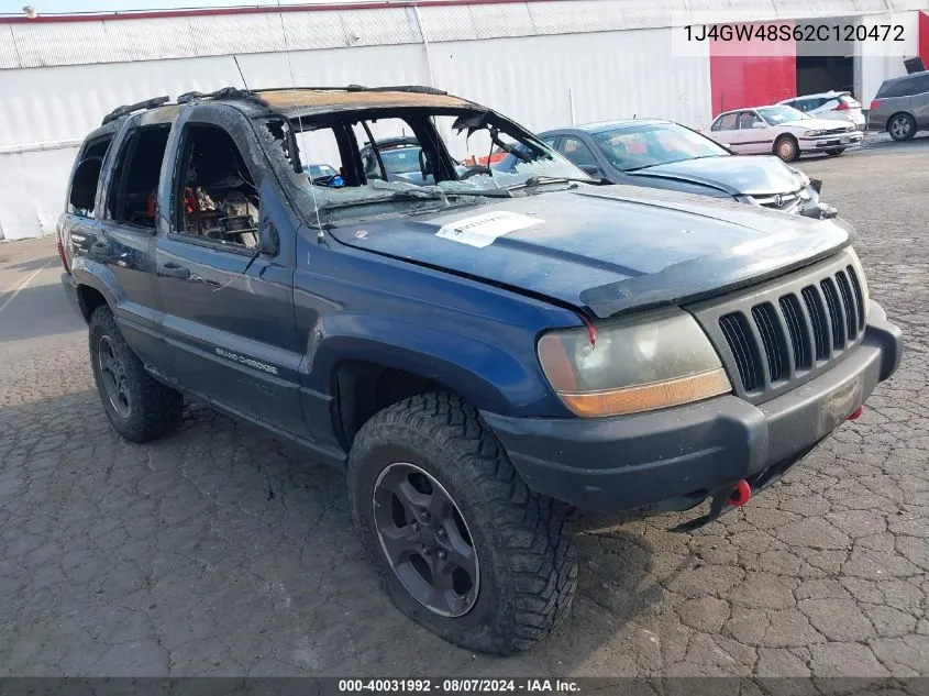 2002 Jeep Grand Cherokee Laredo VIN: 1J4GW48S62C120472 Lot: 40031992