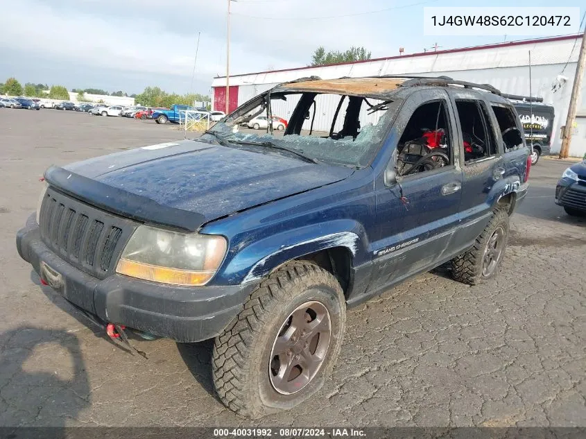 2002 Jeep Grand Cherokee Laredo VIN: 1J4GW48S62C120472 Lot: 40031992