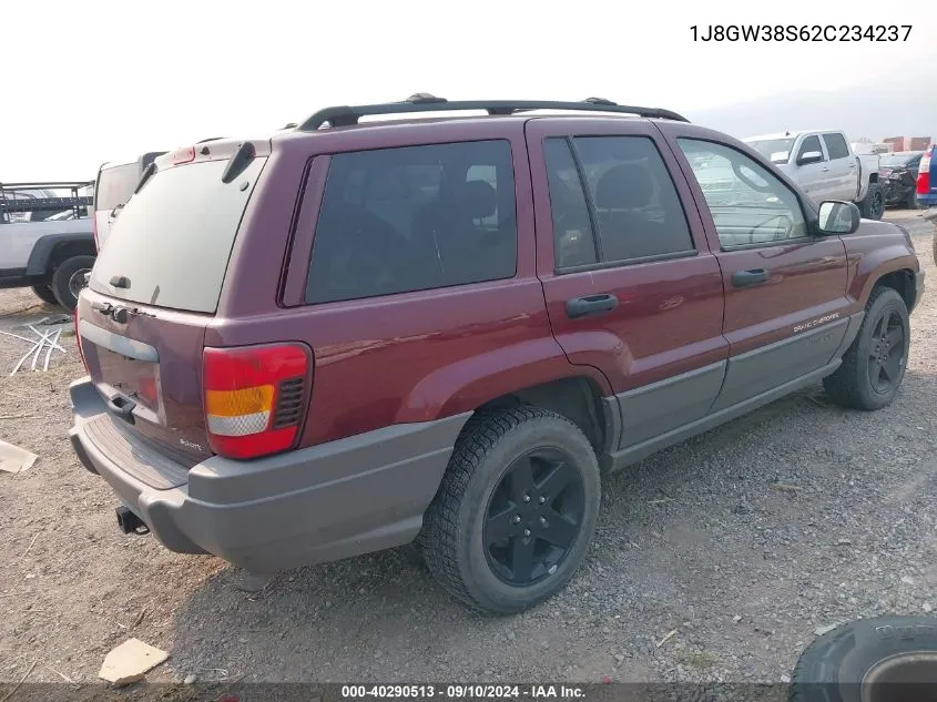 1J8GW38S62C234237 2002 Jeep Grand Cherokee Sport