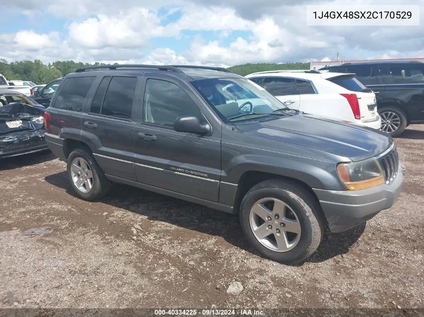 2002 Jeep Grand Cherokee Laredo VIN: 1J4GX48SX2C170529 Lot: 40334225