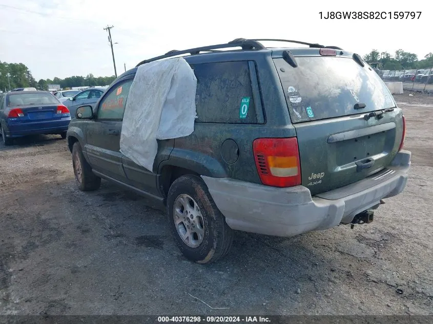 2002 Jeep Grand Cherokee Sport VIN: 1J8GW38S82C159797 Lot: 40376298