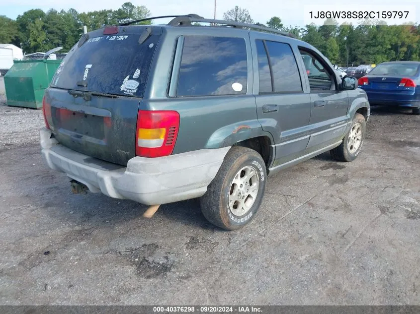 2002 Jeep Grand Cherokee Sport VIN: 1J8GW38S82C159797 Lot: 40376298