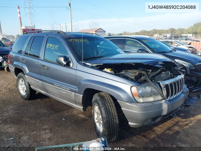 2002 Jeep Grand Cherokee Laredo VIN: 1J4GW48S92C204088 Lot: 40393245