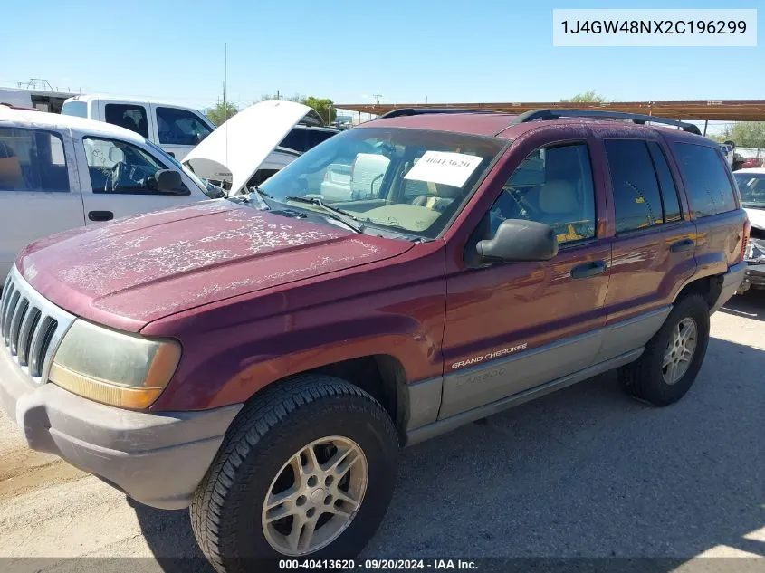 2002 Jeep Grand Cherokee Laredo VIN: 1J4GW48NX2C196299 Lot: 40413620