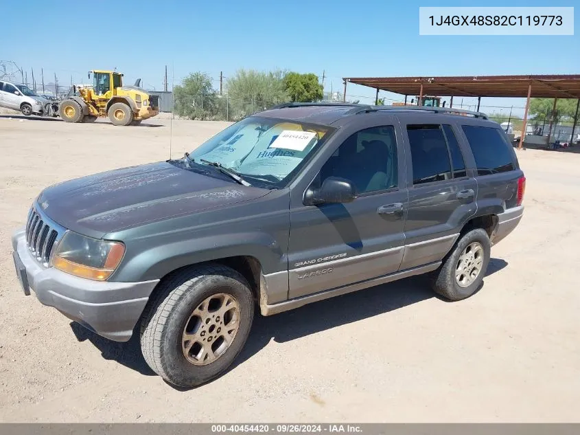 1J4GX48S82C119773 2002 Jeep Grand Cherokee Laredo