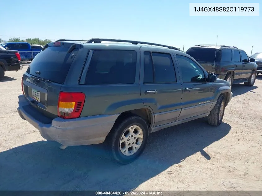 1J4GX48S82C119773 2002 Jeep Grand Cherokee Laredo