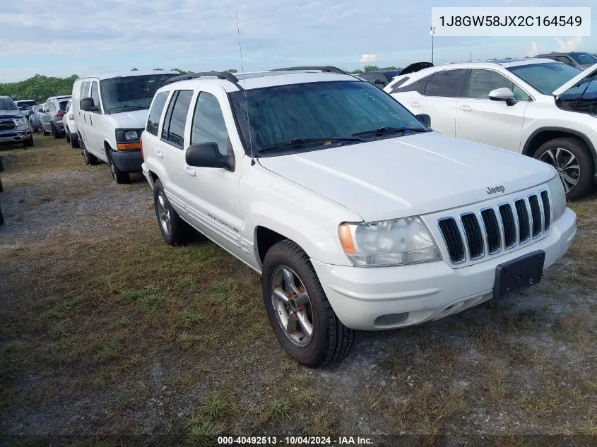 2002 Jeep Grand Cherokee Limited VIN: 1J8GW58JX2C164549 Lot: 40492513