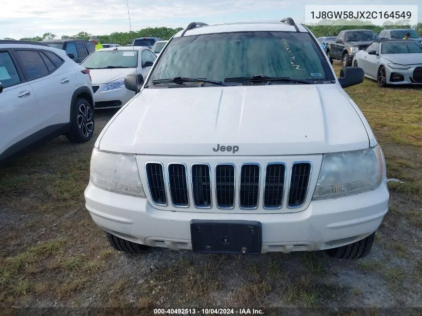 2002 Jeep Grand Cherokee Limited VIN: 1J8GW58JX2C164549 Lot: 40492513