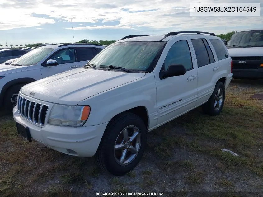 2002 Jeep Grand Cherokee Limited VIN: 1J8GW58JX2C164549 Lot: 40492513