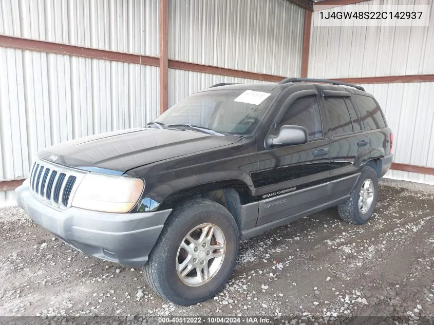 2002 Jeep Grand Cherokee Laredo VIN: 1J4GW48S22C142937 Lot: 40512022