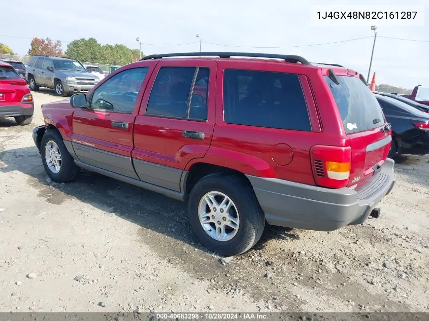 2002 Jeep Grand Cherokee Laredo VIN: 1J4GX48N82C161287 Lot: 40683298