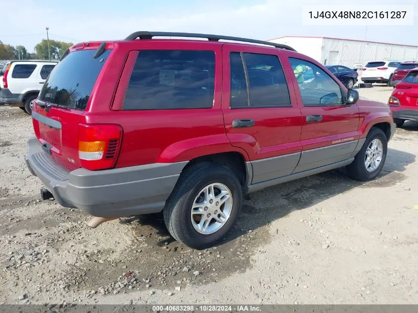 2002 Jeep Grand Cherokee Laredo VIN: 1J4GX48N82C161287 Lot: 40683298