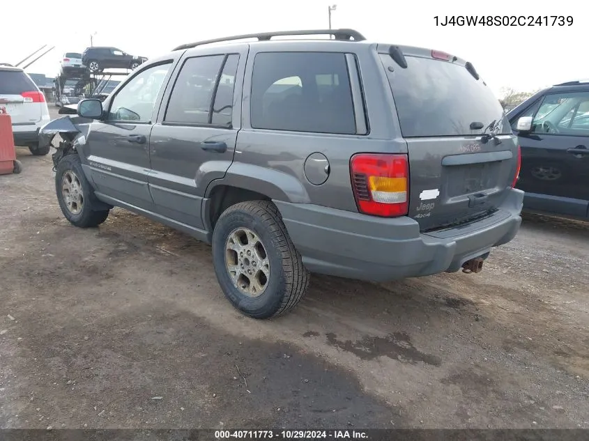 2002 Jeep Grand Cherokee Laredo VIN: 1J4GW48S02C241739 Lot: 40711773