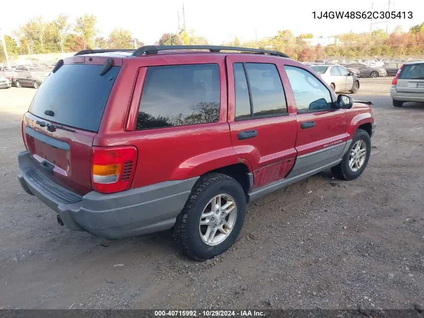 2002 Jeep Grand Cherokee Laredo VIN: 1J4GW48S62C305413 Lot: 40715992