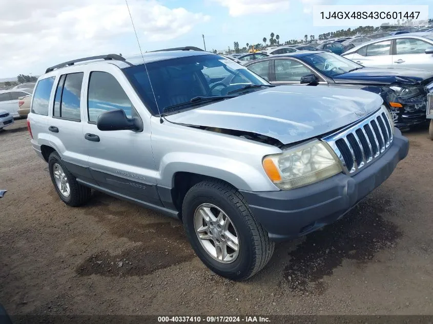 1J4GX48S43C601447 2003 Jeep Grand Cherokee Laredo