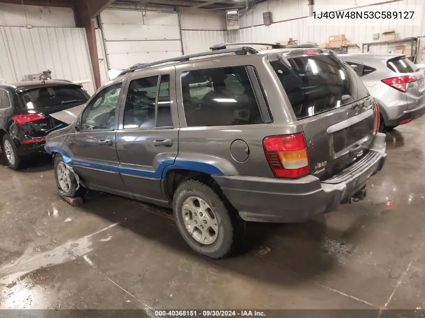 2003 Jeep Grand Cherokee Laredo VIN: 1J4GW48N53C589127 Lot: 40368151