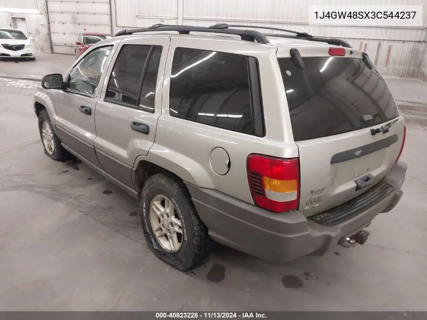 2003 Jeep Grand Cherokee Laredo VIN: 1J4GW48SX3C544237 Lot: 40823228