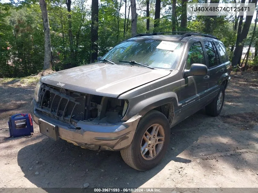 2004 Jeep Grand Cherokee Laredo VIN: 1J4GX48S74C125471 Lot: 39671593