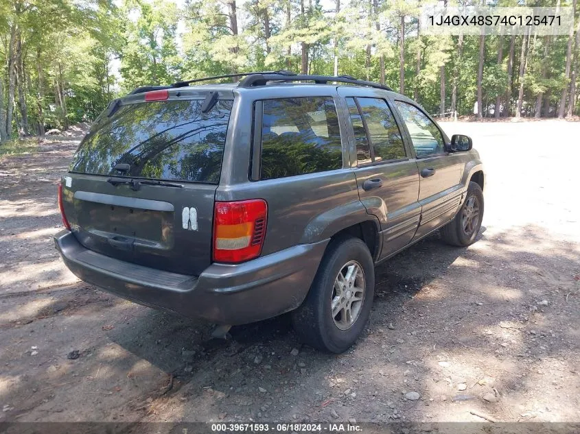 2004 Jeep Grand Cherokee Laredo VIN: 1J4GX48S74C125471 Lot: 39671593