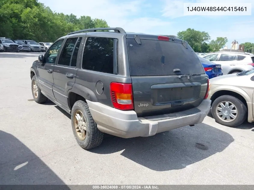 2004 Jeep Grand Cherokee Laredo VIN: 1J4GW48S44C415461 Lot: 39824069