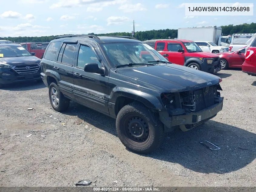 2004 Jeep Grand Cherokee Limited VIN: 1J4GW58N14C396898 Lot: 40251224