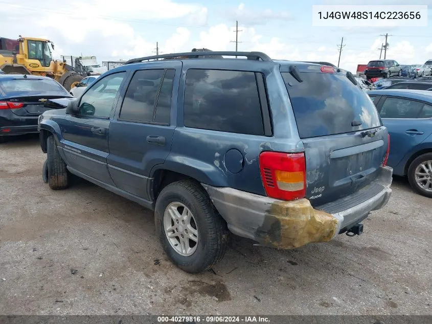 2004 Jeep Grand Cherokee Laredo VIN: 1J4GW48S14C223656 Lot: 40279816