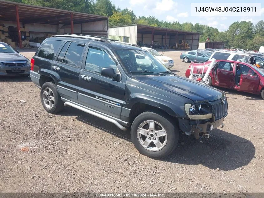 2004 Jeep Grand Cherokee Laredo VIN: 1J4GW48J04C218911 Lot: 40318582