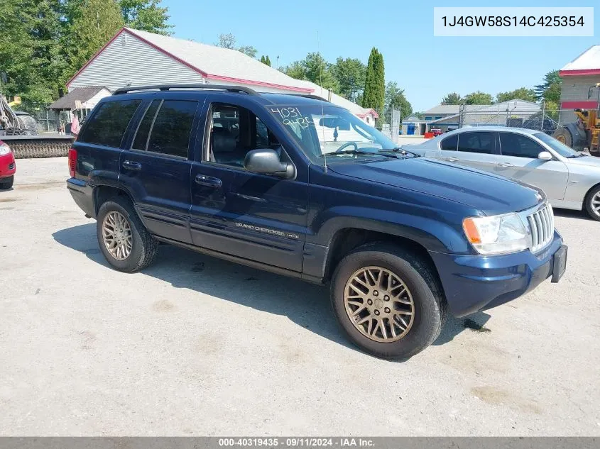 2004 Jeep Grand Cherokee Limited VIN: 1J4GW58S14C425354 Lot: 40319435