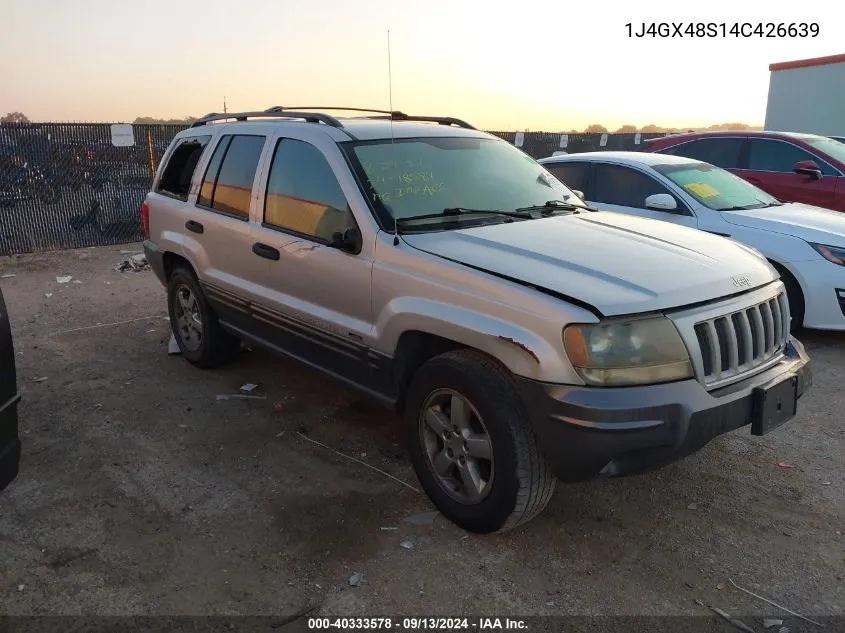 2004 Jeep Grand Cherokee Laredo VIN: 1J4GX48S14C426639 Lot: 40333578