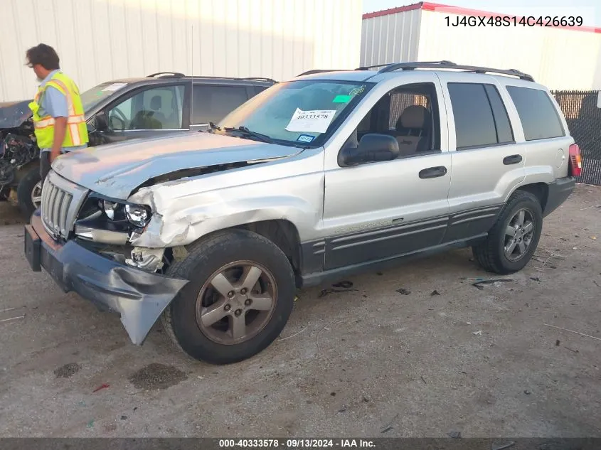 2004 Jeep Grand Cherokee Laredo VIN: 1J4GX48S14C426639 Lot: 40333578