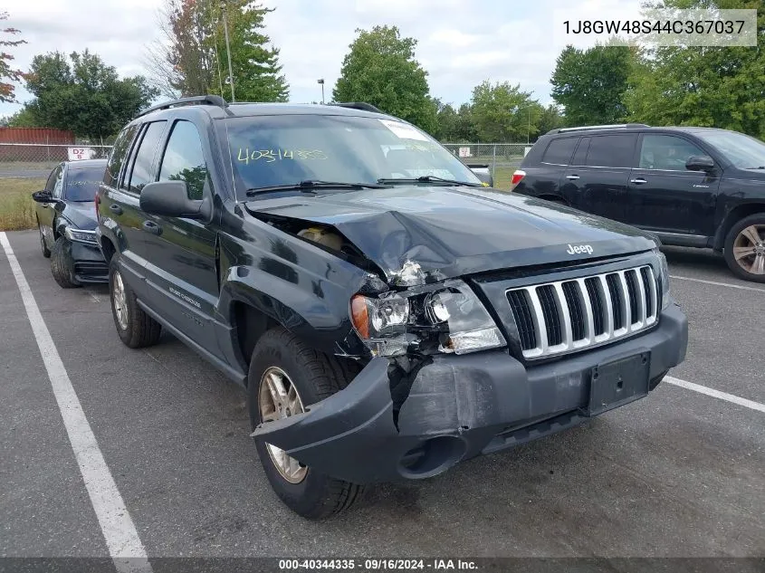 2004 Jeep Grand Cherokee Laredo/Columbia/Freedom VIN: 1J8GW48S44C367037 Lot: 40344335