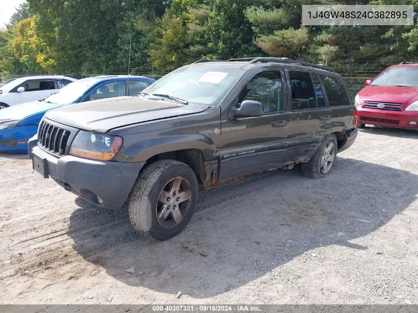 2004 Jeep Grand Cherokee Laredo VIN: 1J4GW48S24C382895 Lot: 40357331