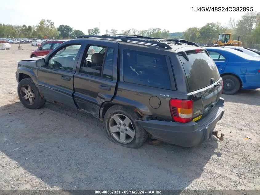 2004 Jeep Grand Cherokee Laredo VIN: 1J4GW48S24C382895 Lot: 40357331