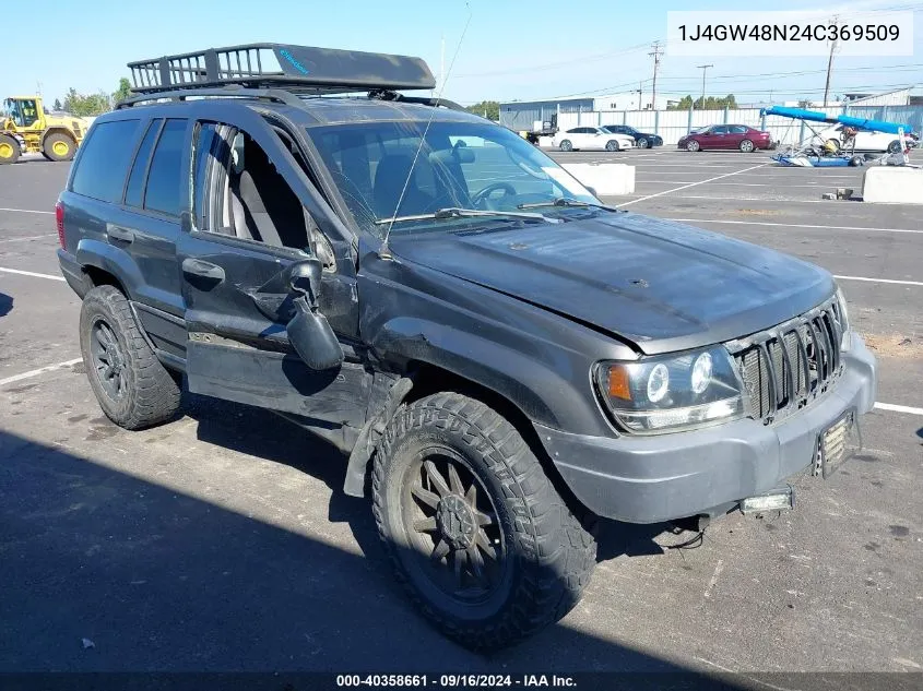 2004 Jeep Grand Cherokee Laredo VIN: 1J4GW48N24C369509 Lot: 40358661