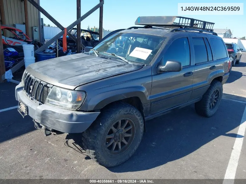 2004 Jeep Grand Cherokee Laredo VIN: 1J4GW48N24C369509 Lot: 40358661