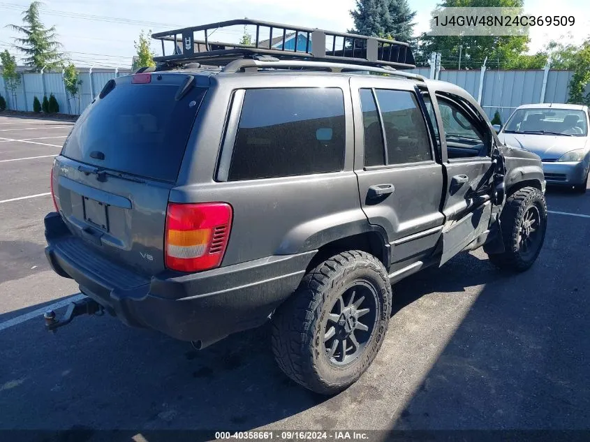 2004 Jeep Grand Cherokee Laredo VIN: 1J4GW48N24C369509 Lot: 40358661