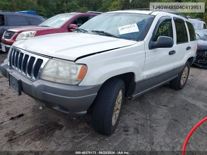 2004 Jeep Grand Cherokee Laredo VIN: 1J4GW48S04C413951 Lot: 40370173