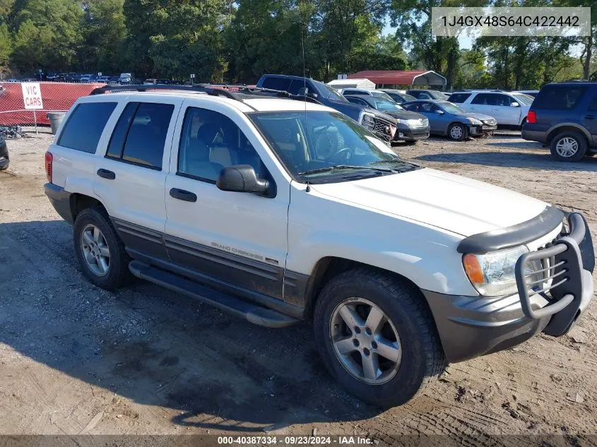 2004 Jeep Grand Cherokee Laredo VIN: 1J4GX48S64C422442 Lot: 40387334