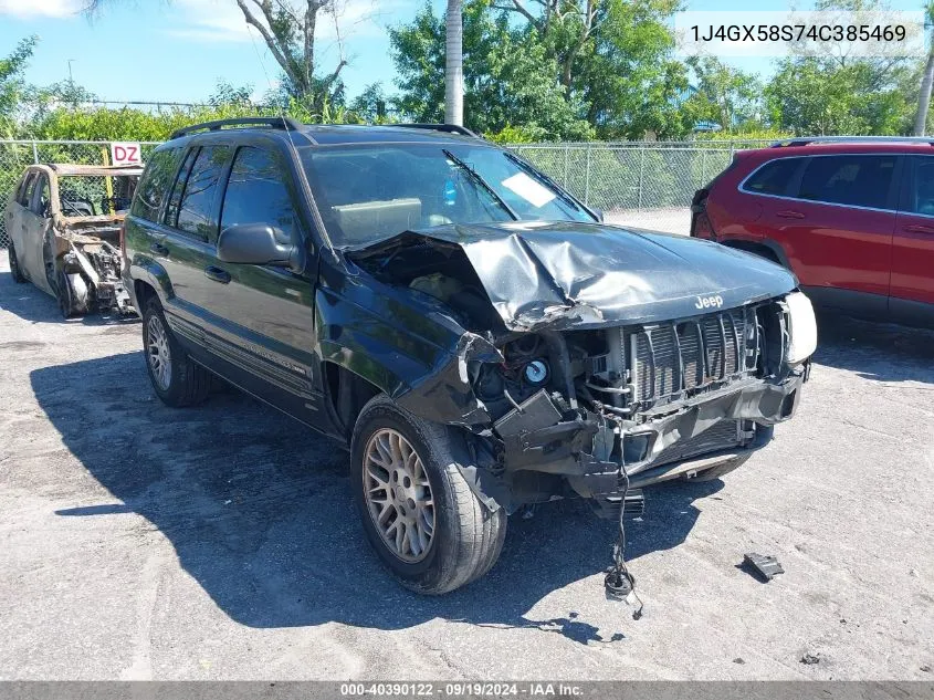 2004 Jeep Grand Cherokee Limited VIN: 1J4GX58S74C385469 Lot: 40390122