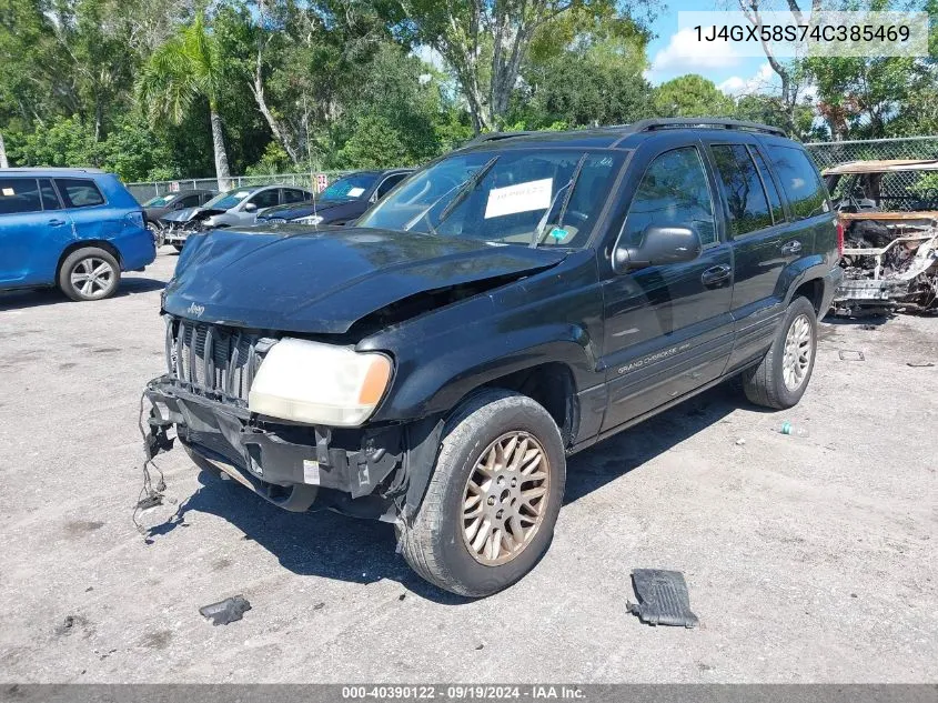 2004 Jeep Grand Cherokee Limited VIN: 1J4GX58S74C385469 Lot: 40390122