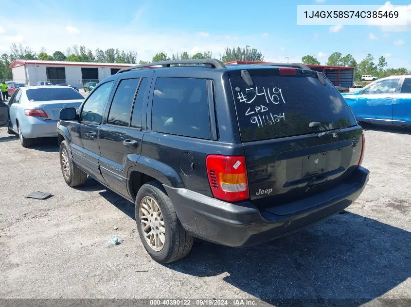 1J4GX58S74C385469 2004 Jeep Grand Cherokee Limited